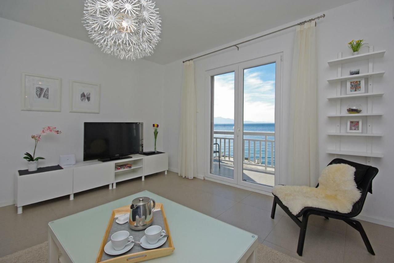 Strandhaus Dalmatien Iva ซาโอสโตรก ภายนอก รูปภาพ